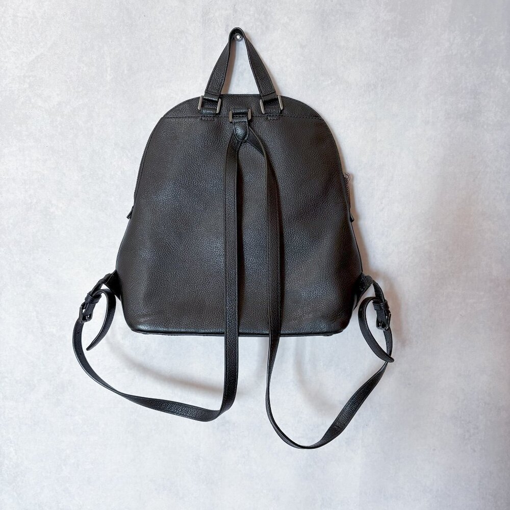 Michael Kors Adele Leather Backpack Bag Black - image 6